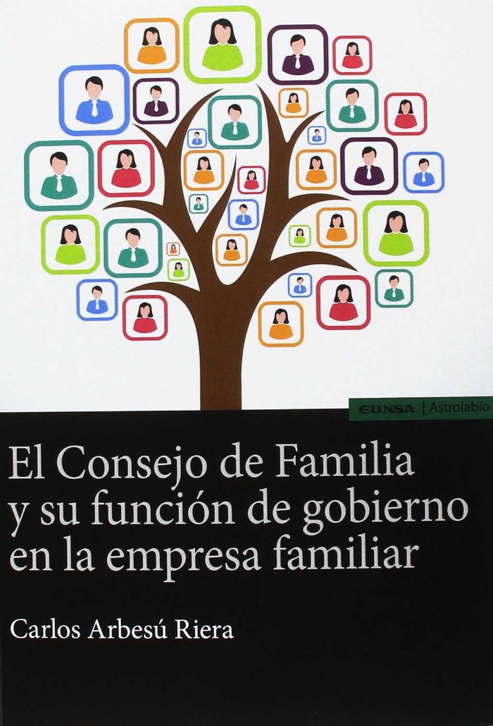 CONSEJO DE FAMILIA Y SU FUNCION DE GOBIERNO EN LA EMPRESA FAMILIAR, EL, de CARLOS ARBESU RIERA | portada del libro