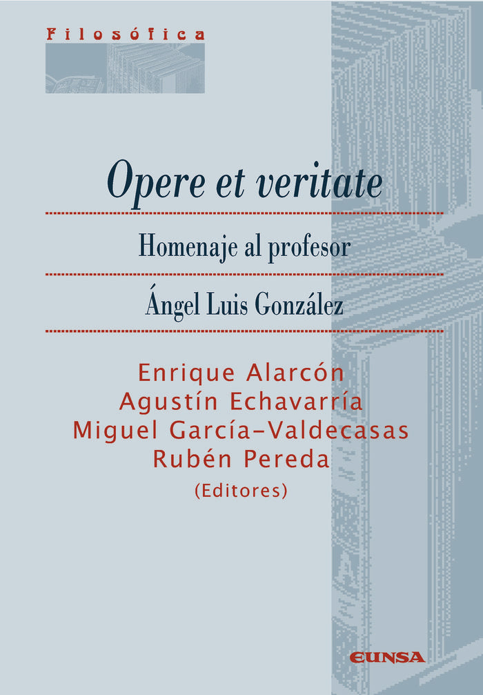 Opere et Veritate, de Pereda Sancho, Rubén | portada del libro