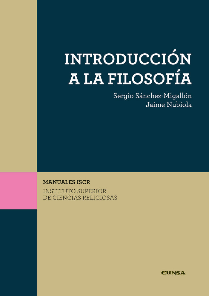 Introducción a la filosofía, de Sánchez-Migallón, Sergio | portada del libro