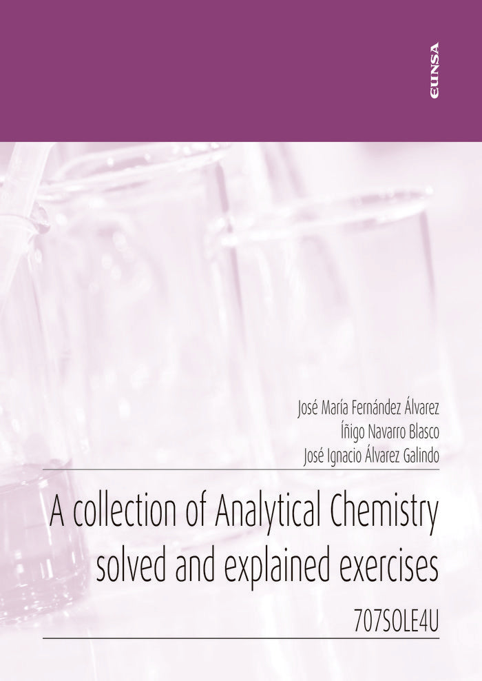 A collection of Analytical Chemistry solved and explained exercices, de Fernández Álvarez, José María | portada del libro