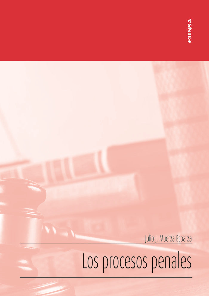 Los procesos penales, de Muerza Esparza, Julio | portada del libro