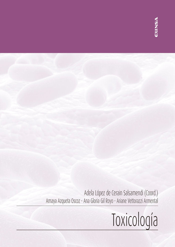 Toxicología, de López de Cerain Salsamendi, Adela | portada del libro