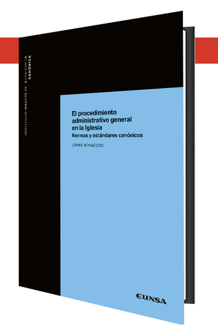EL PROCEDIMIENTO ADMINISTRATIVO GENERAL EN LA IGLESIA, de ACHACOSO,JONAS | portada del libro