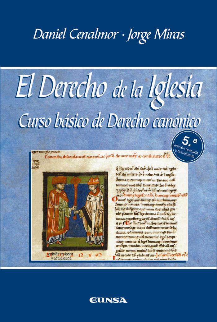 EL DERECHO DE LA IGLESIA 5º ED, de MIRAS POUSO,JORGE | portada del libro