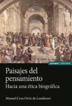 PAISAJES DEL PENSAMIENTO, de MANUEL CRUZ ORTIZ DE LANDAZURI | portada del libro