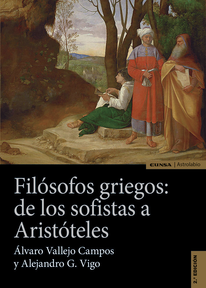 FILOSOFOS GRIEGOS: DE LOS SOFISTAS A ARISTOTELES, de VALLEJO CAMPOS,ALVARAO | portada del libro