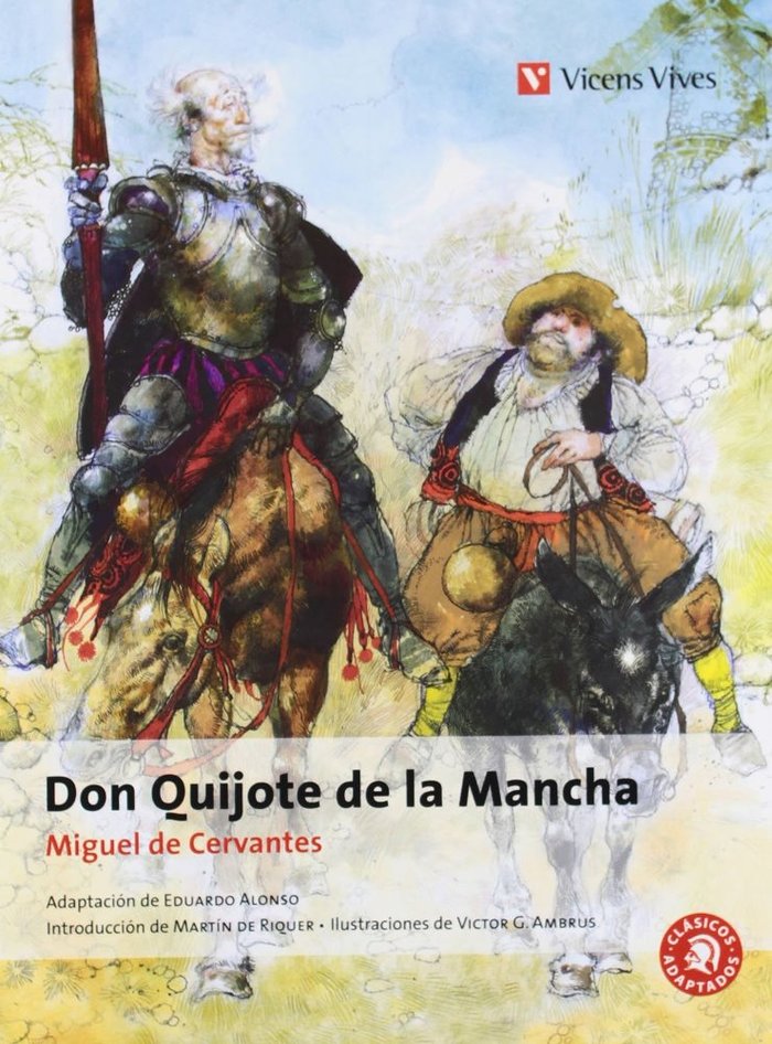 Don Quijote de La Mancha, ESO. Material auxiliar, de Cervantes Saavedra | portada del libro