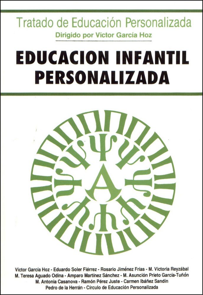 Educación infantil personalizada, de Varios autores | portada del libro