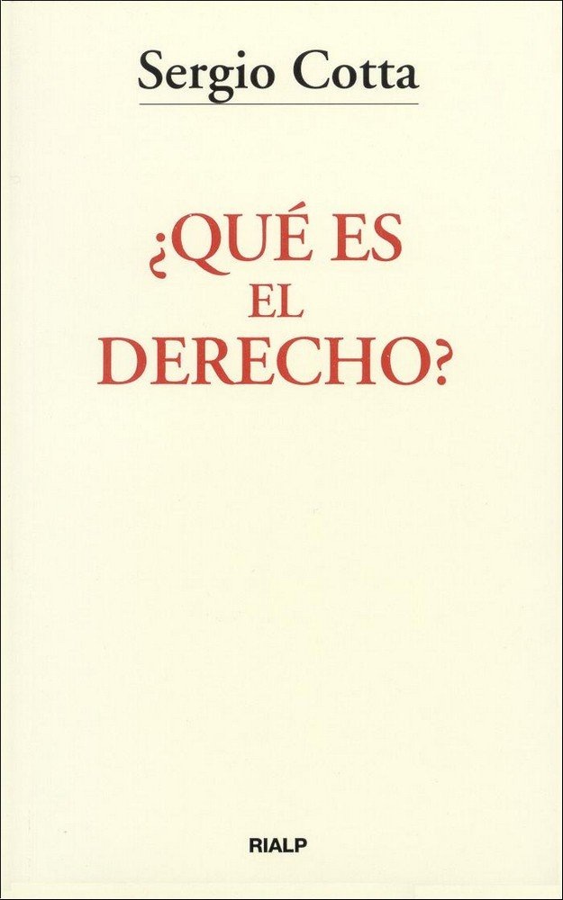 ¿Qué es el Derecho?, de Cotta | portada del libro