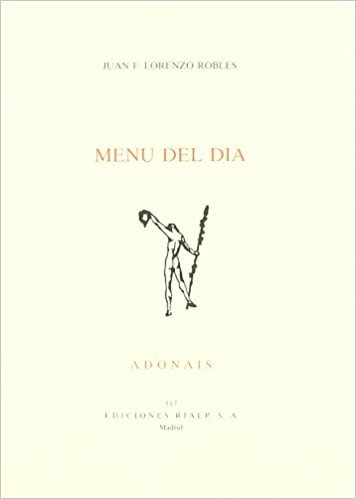 Menú del día, de Lorenzo Robles, Juan Francisco | portada del libro