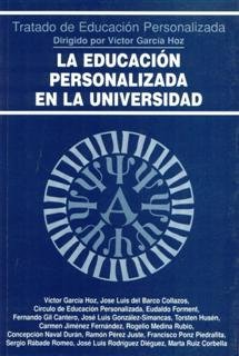 La educación personalizada en la Universidad, de García Hoz, Víctor | portada del libro