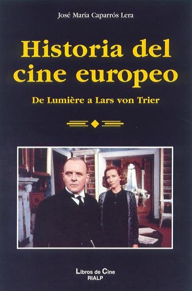 Historia del cine europeo, de Caparrós Lera, José María | portada del libro
