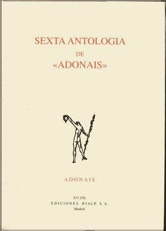 Sexta antología de Adonáis, de Varios autores | portada del libro
