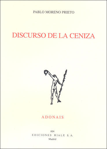 Discurso de la ceniza, de Moreno Prieto | portada del libro