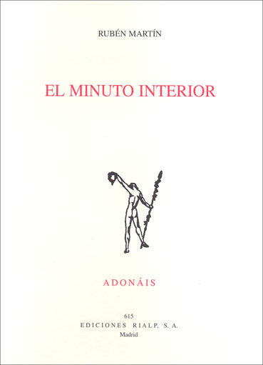 El minuto interior, de Martín Díaz, Rubén | portada del libro