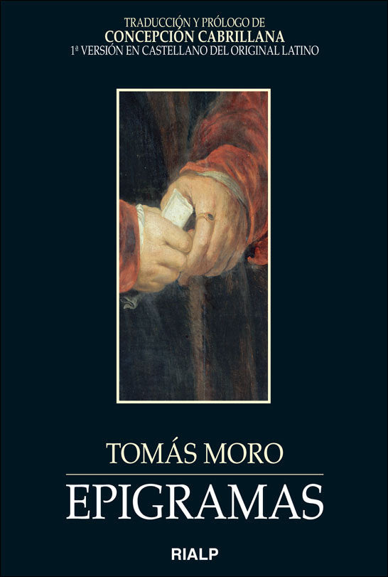 Epigramas, de Moro, Santo Tomás | portada del libro