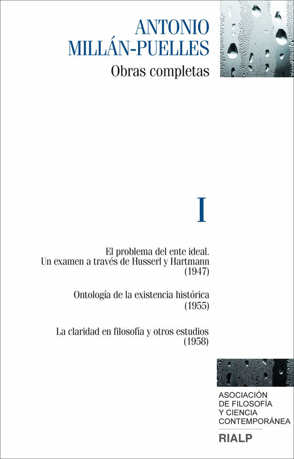 Millán-Puelles. I. Obras completas, de Millán-Puelles, Antonio | portada del libro