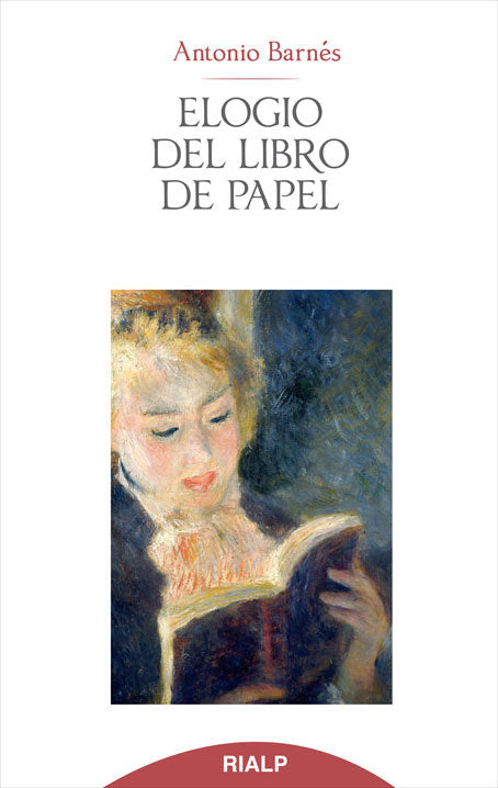 Elogio del libro de papel, de Barnés Vázquez, Antonio | portada del libro
