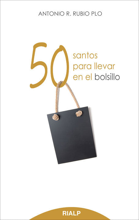 50 santos para llevar en el bolsillo, de Rubio Plo | portada del libro
