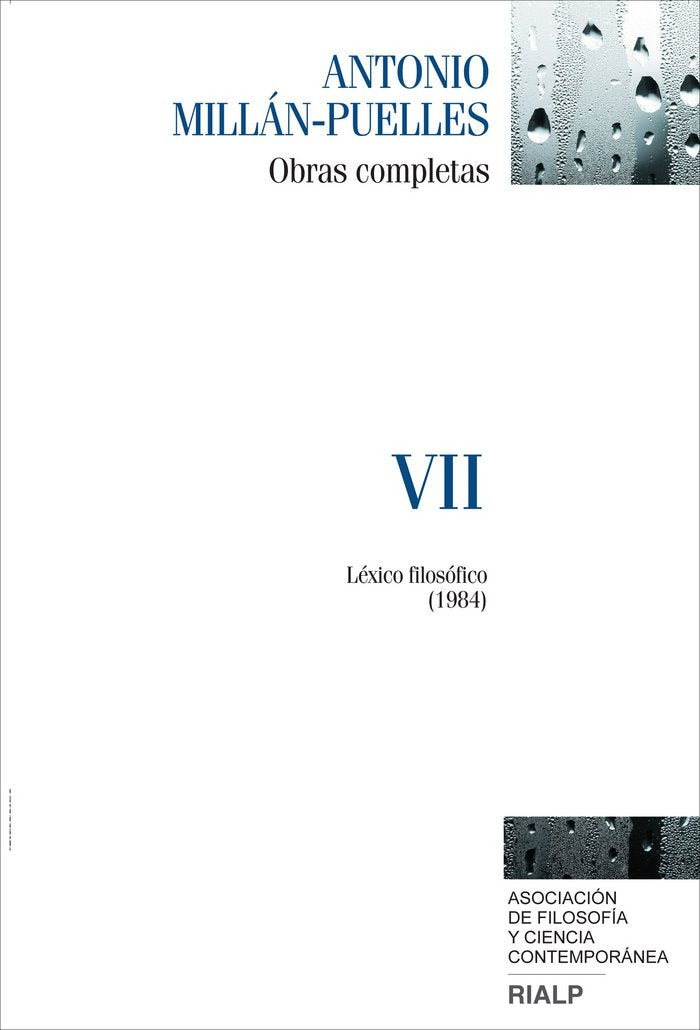 Millán-Puelles. VII. Obras completas, de Millán-Puelles, Antonio | portada del libro