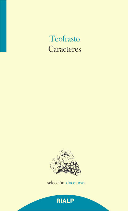 Caracteres, de Teofrasto | portada del libro