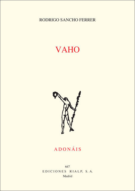 Vaho, de Sancho Ferrer, Rodrigo | portada del libro