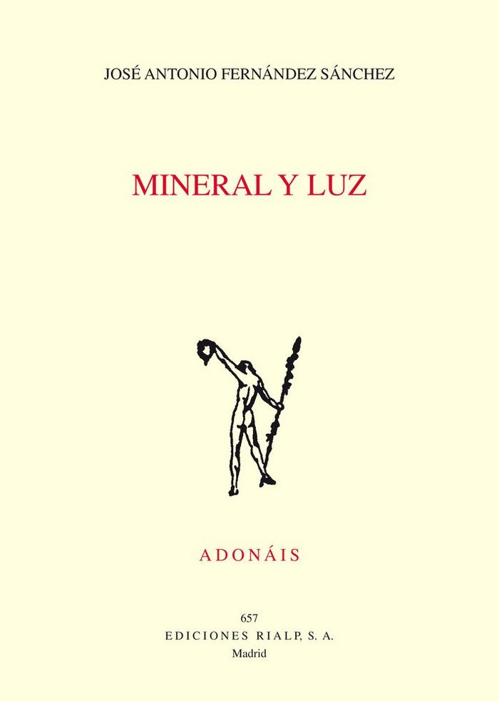 Mineral y luz, de Fernández Sánchez, José Antonio | portada del libro