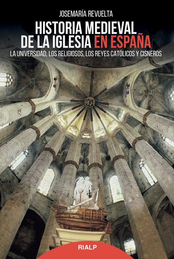 Historia medieval de la Iglesia en España, de Revuelta, Josemaría | portada del libro