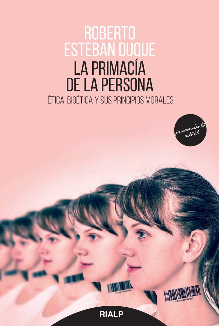 La primacía de la persona, de Esteban Duque, Roberto | portada del libro
