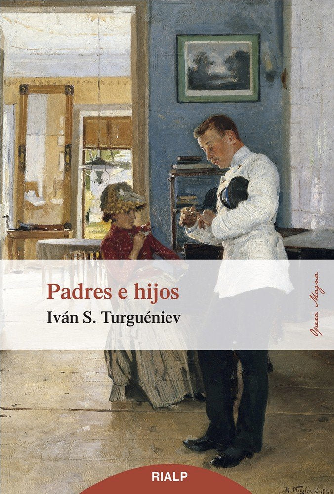 Padres e hijos, de Turgueniev, Ivan | portada del libro
