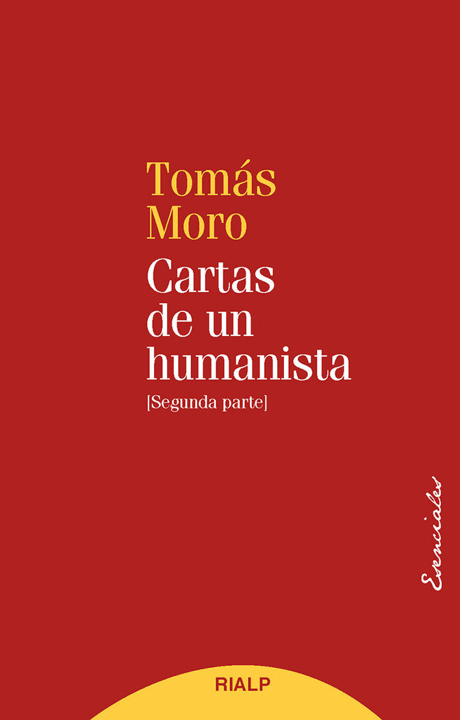 Cartas de un humanista (II), de Moro, Santo Tomás | portada del libro