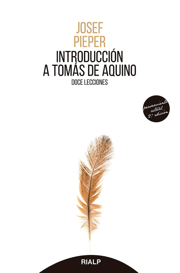 INTRODUCCION A TOMAS DE AQUINO, de PIEPER,JOSEF | portada del libro