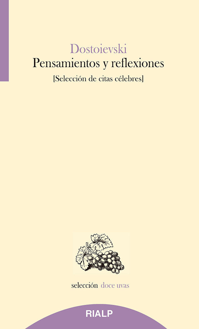 PENSAMIENTOS Y REFLEXIONES, de DOSTOIEVSKI, FIODOR | portada del libro