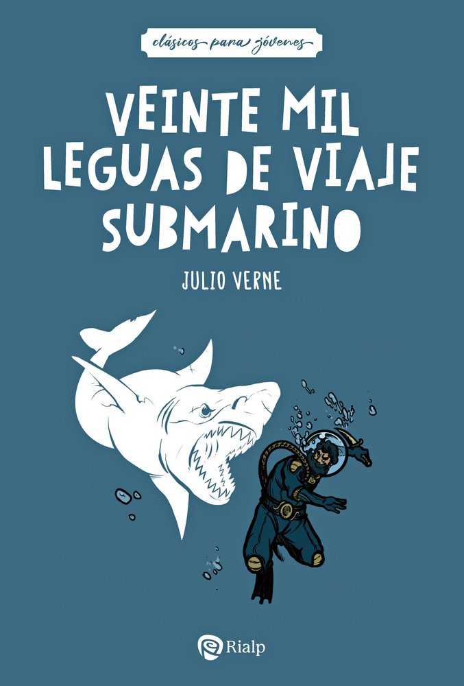 VEINTE MIL LEGUAS DE VIAJE SUBMARINO, de VERNE, JULIO | portada del libro