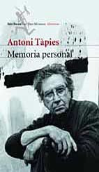 MEMORIA PERSONAL, de ANTONI TàPIES | portada del libro