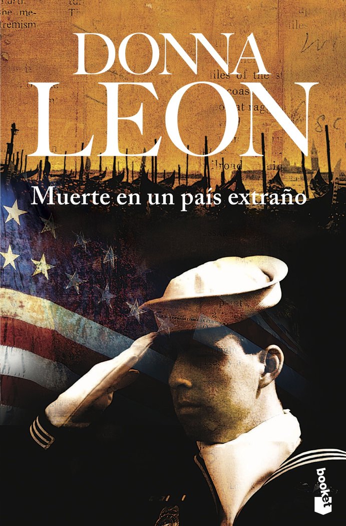 Muerte en un país extraño, de Leon, Donna | portada del libro
