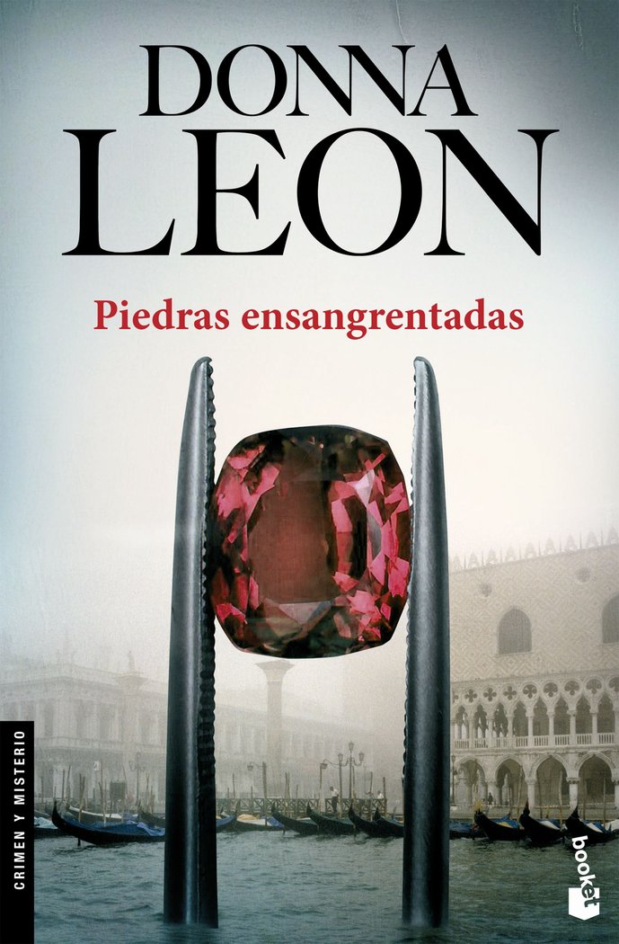 Piedras ensangrentadas, de Leon, Donna | portada del libro