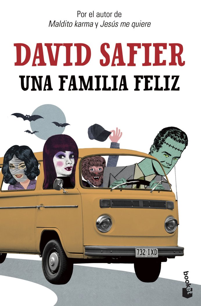 Una familia feliz, de Safier, David | portada del libro
