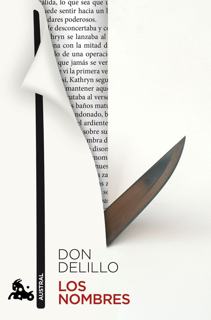Los nombres, de DeLillo | portada del libro