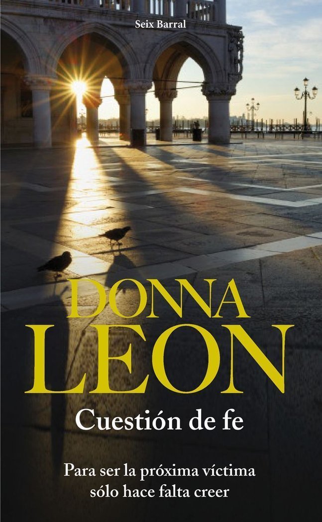 Cuestión de fe, de Leon, Donna | portada del libro