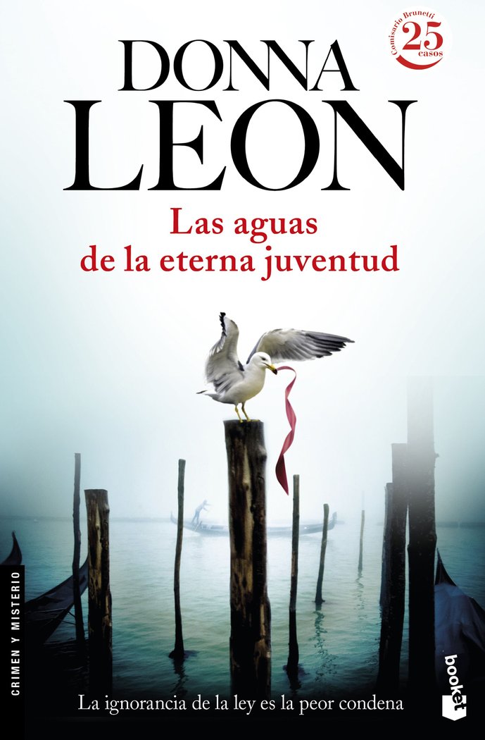 Las aguas de la eterna juventud, de Leon, Donna | portada del libro