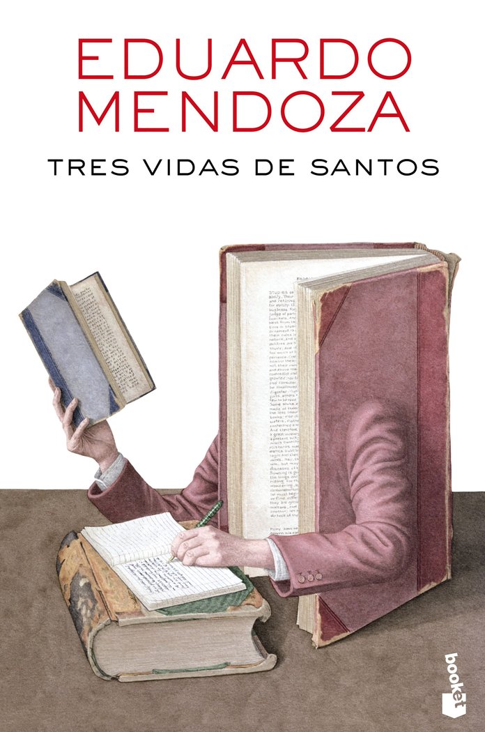 Tres vidas de santos, de Mendoza, Eduardo | portada del libro