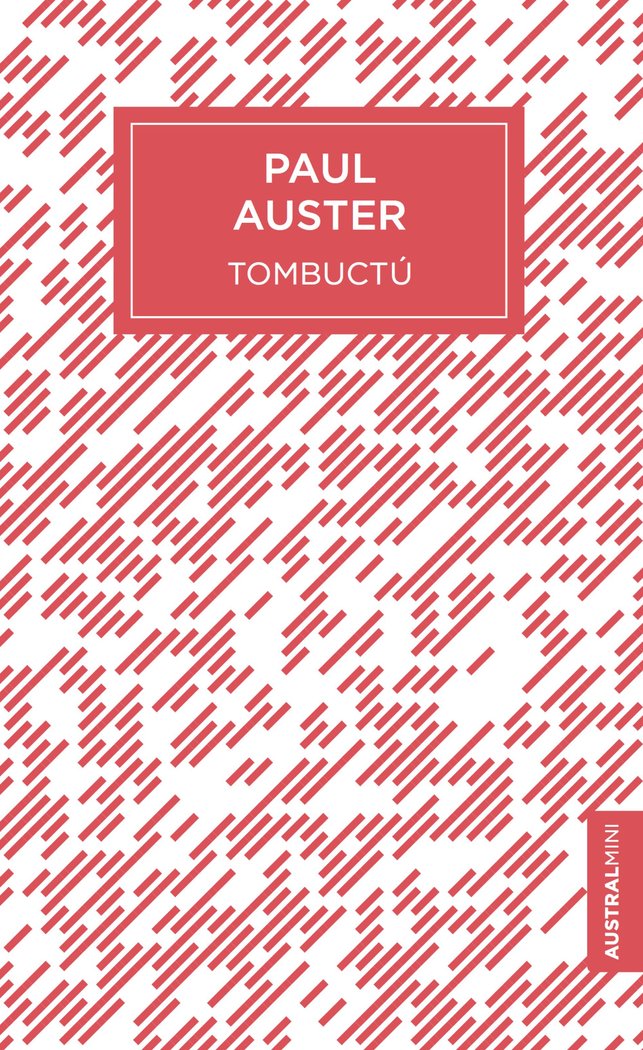 Tombuctú, de Auster | portada del libro