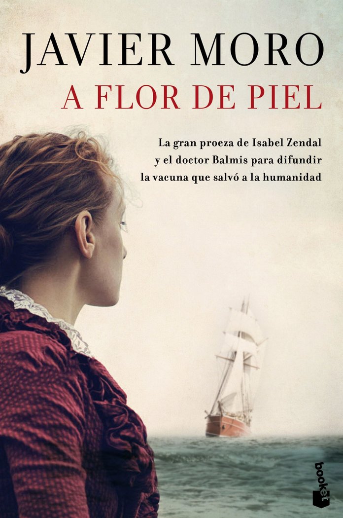 A FLOR DE PIEL, de JAVIER MORO | portada del libro