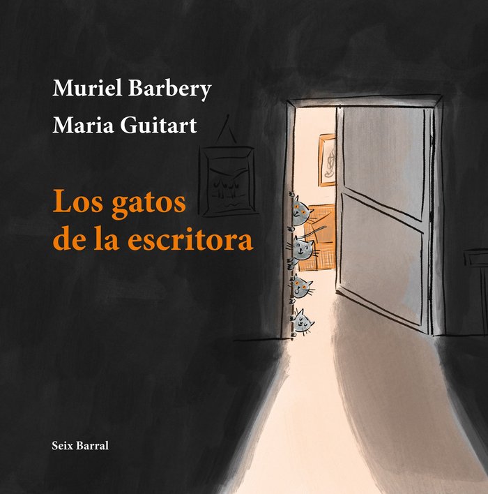 LOS GATOS DE LA ESCRITORA, de MURIEL BARBERY | portada del libro