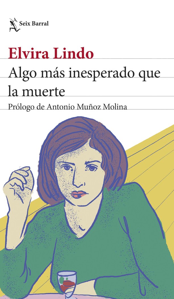 ALGO MAS INESPERADO QUE LA MUERTE, de ELVIRA LINDO | portada del libro