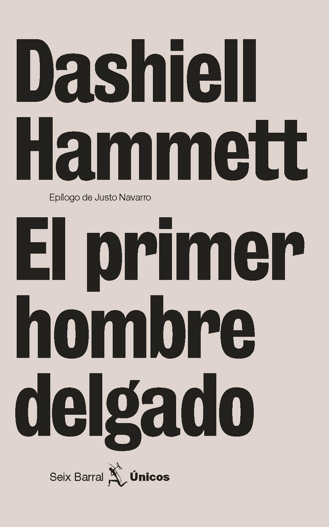 El primer hombre delgado, de Hammett | portada del libro