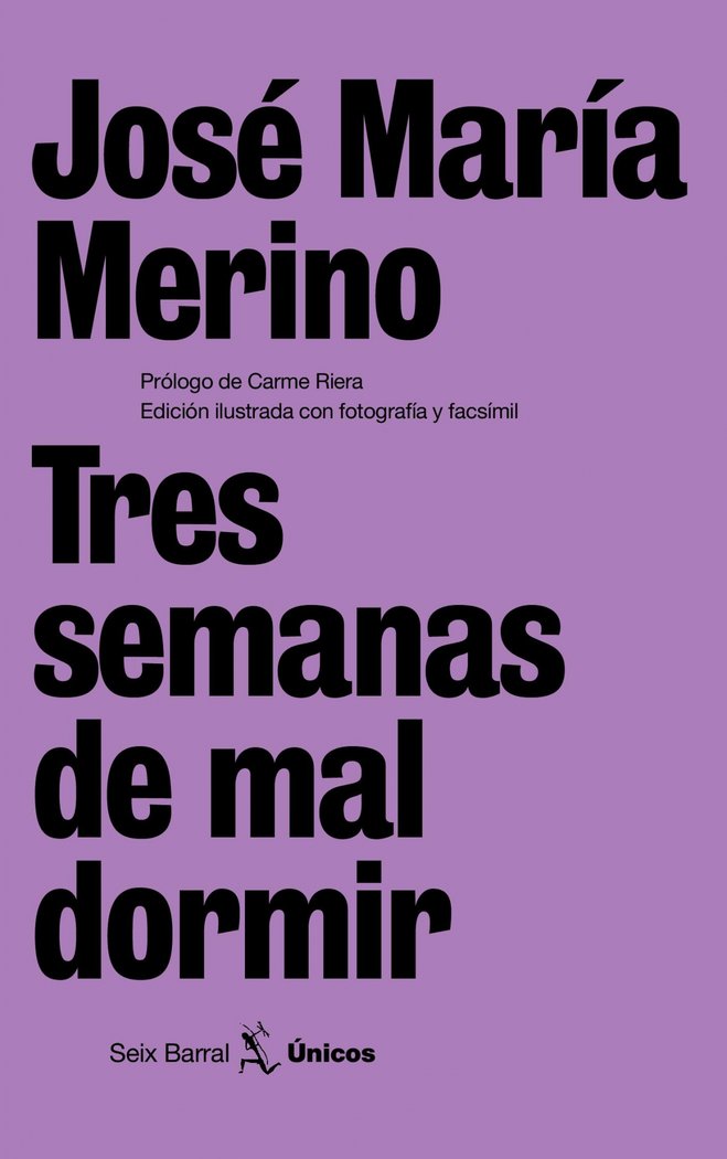 Tres semanas de mal dormir, de Merino, José María | portada del libro