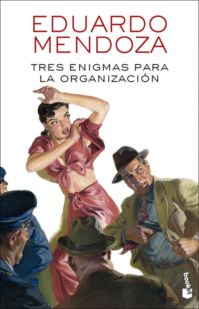 TRES ENIGMAS PARA LA ORGANIZACION, de EDUARDO MENDOZA | portada del libro