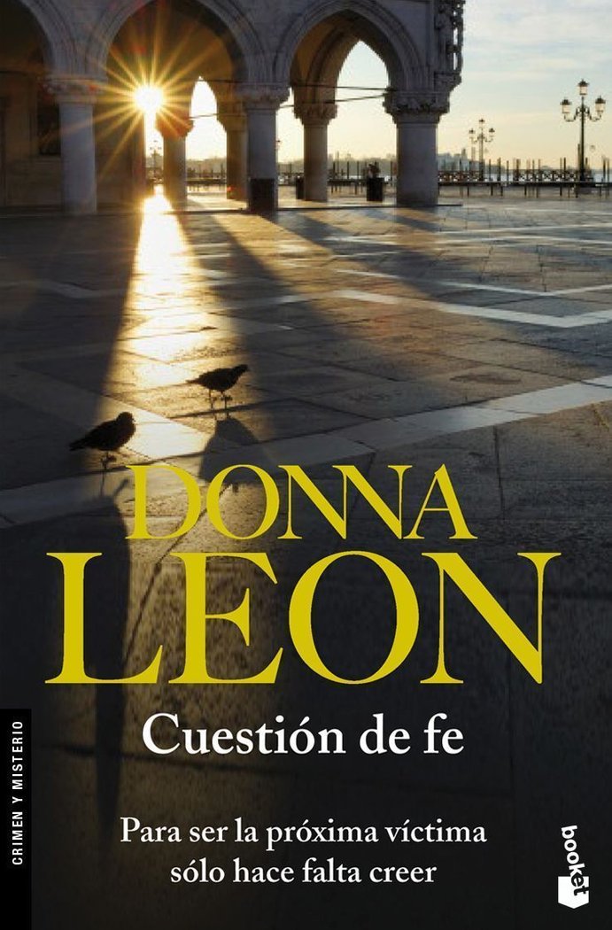 Cuestión de fe, de Leon, Donna | portada del libro